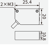 C3Z-D61 سنسور لیزری مکعبی سیلین با دو سال گارانتی تعویض