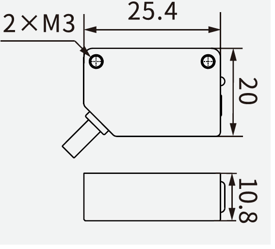 C3Z-D61 سنسور لیزری مکعبی سیلین با دو سال گارانتی تعویض